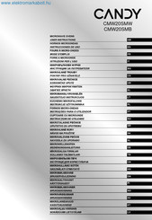 Candy CMW20SMB User Instructions