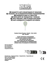 Zero Moustique 002489 Manual