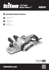 Triton TPL180B Operating/Safety Instructions Manual