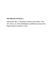 GreenWorks MO48L2211 Operator's Manual