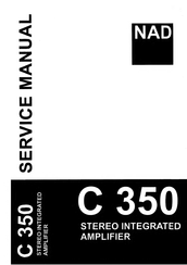 NAD C350 Service Manual