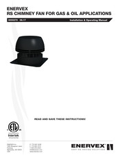 ENERVEX RS 009 Installation & Operating Manual