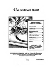 KitchenAid KECC567B Use And Care Manual