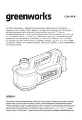 GreenWorks JKG301 Operator's Manual