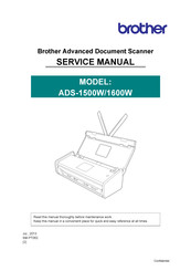 Brother ADS-1500W Service Manual