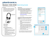 Plantronics Blackwire C510 Quick Setup Manual