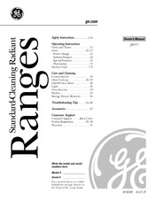 GE JBS55 Owner's Manual