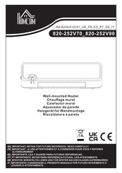 HOMCOM 820-252V70 Manual