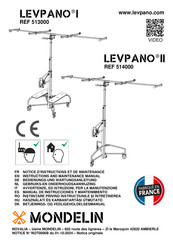 MONDELIN LEVPANO II Instruction And Maintenance Manual