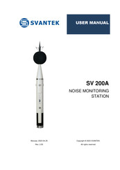Svantek SV 200A User Manual