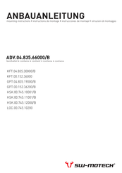 SW-Motech KFT.04.835.30000/B Mounting Instructions