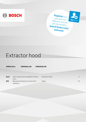 Bosch DWK65AD 0R Series User Manual And Installation Instructions