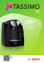 Bosch TASSIMO joy TAS45 GB Series Information For Use