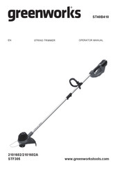 GreenWorks ST40B410 Operator's Manual
