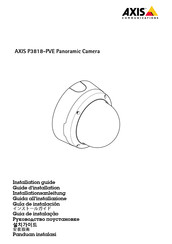 Axis P3818-PVE Installation Manual