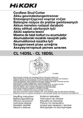 HIKOKI CJ 18 DSL Handling Instructions Manual