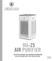 Medify Air MA-25 Instruction Manual And  Warranty Information