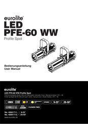 EuroLite LED PFE-60 WW User Manual