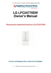 LG GF24BG Owner's Manual