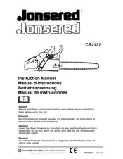 Electrolux Jonsered CS2137 Instruction Manual