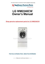 LG WM2240C series Service Manual