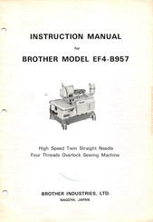 Brother EF4-B957 Instruction Manual