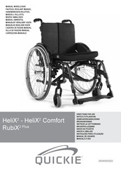 Quickie HeliX2 Comfort Manual