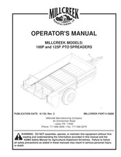 Millcreek 125P Operator's Manual