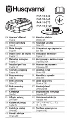 Husqvarna P4A 18-B36 Operator's Manual