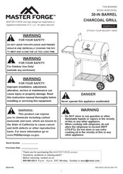 Master Forge CBC25020L Manual