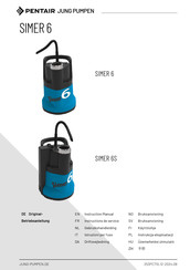 Pentair SIMER 6 Instruction Manual