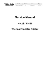 Tharo Systems H-426 Service Manual
