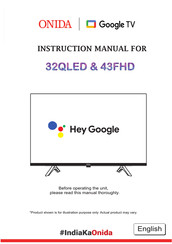 Onida 43FZF Instruction Manual