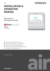 Hitachi airPoint Room H700 Installation & Operation Manual