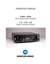 Renkus-Heinz P2950 Operation Manual