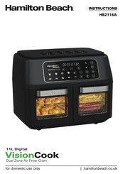 Hamilton Beach VisionCook HB2116A Instructions Manual