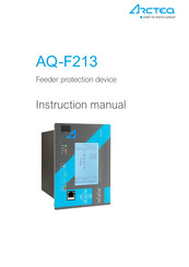 ensto Arcteq AQ-F213 Instruction Manual