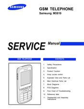 Samsung GT-M3510 Service Manual