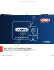 Abus TVVR36100 Quick Manual