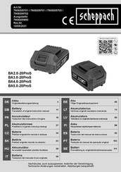 Scheppach 7909205703 Translation Of Original Instruction Manual