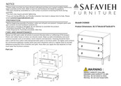 Safavieh Furniture CHS9600 Quick Start Manual