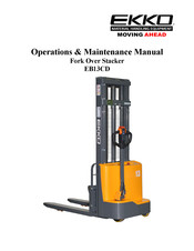 EKKO EB13CD Operation & Maintenance Manual