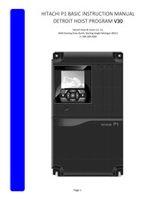 Hitachi P1 Instruction Manual