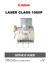 Canon LASER CLASS 1060P Manual