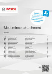 Bosch MUZS6HA Information For Use