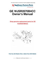 GE WBB2090 Owner's Manual