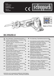 Scheppach 5909242900 Translation Of The Original Operating Instructions