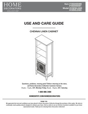 Home Decorators Collection CIBWL2465 Use And Care Manual