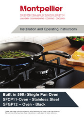 montpellier SFCP11 Installation And Operating Instructions Manual