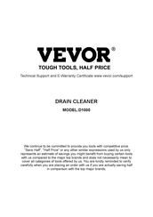 Vevor D1000 Manual